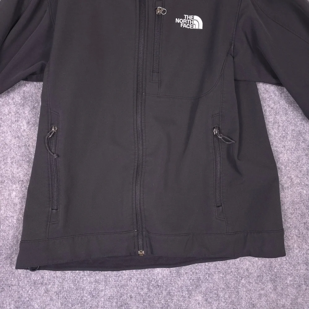 The North Face Apex Bionic Softshell Jacket Mens Small Black Windproof Outdoor